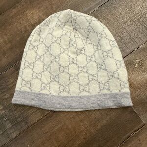 Gucci Baby GG Pattern Wool Hat